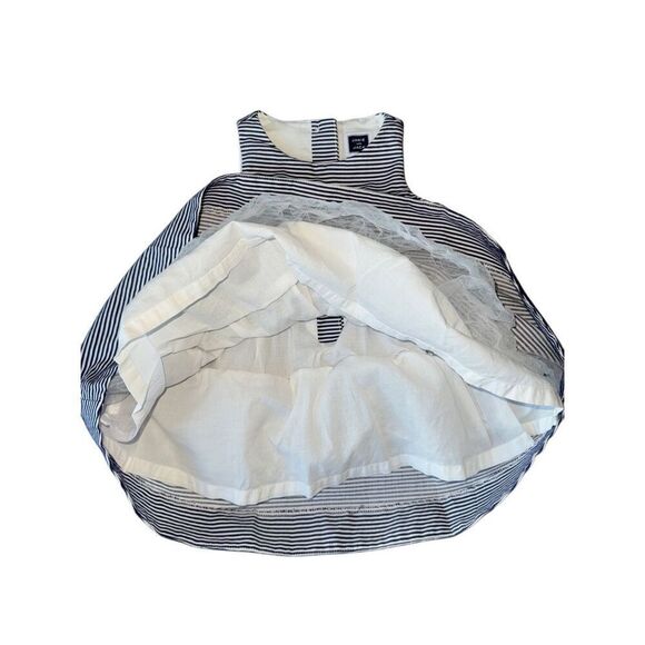 Janie and Jack Striped Nautical Santorini Sunset Dress Size 3-6M Baby Girl - Picture 6 of 10